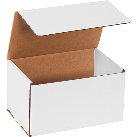 9 x 6 x 5" White Corrugated Mailers