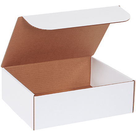 12 x 10 x 4" White Literature Mailers