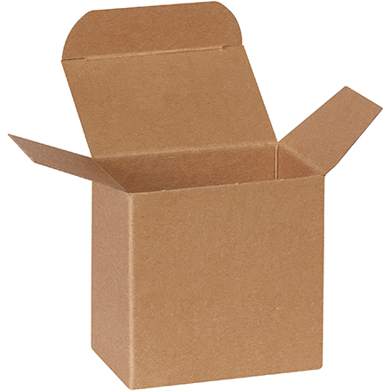 3 x 2 x 3" Kraft Reverse Tuck Folding Cartons